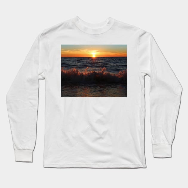 Sunset Beach Long Sleeve T-Shirt by ally1021